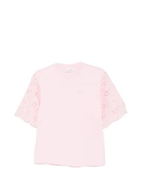 Maisa broderie-anglaise-sleeve T-shirt by MC2 SAINT BARTH