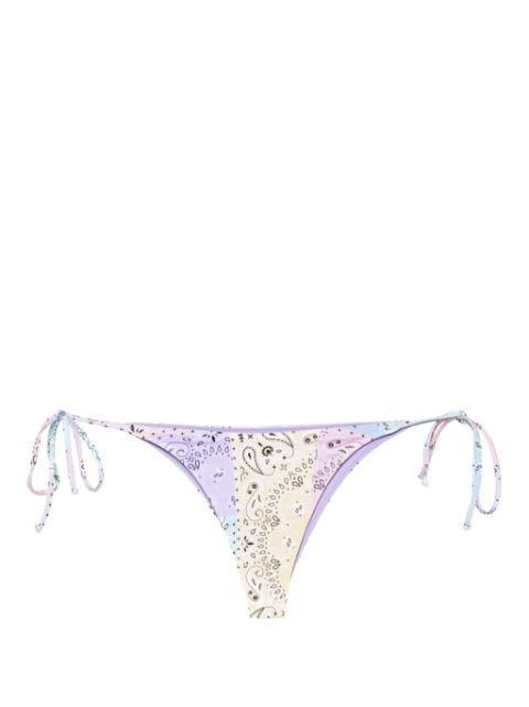 Marielle paisley-print bikini bottoms by MC2 SAINT BARTH
