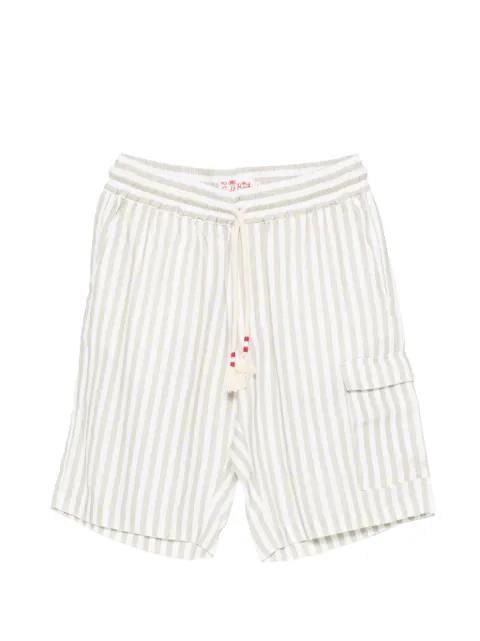 Marseille striped pocket shorts by MC2 SAINT BARTH