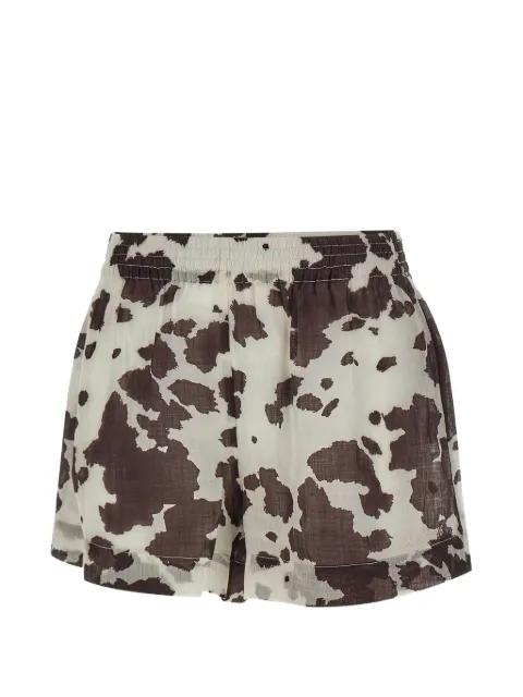 Meave animal-print shorts by MC2 SAINT BARTH