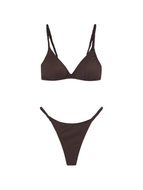 Moana ruched-strap bikini by MC2 SAINT BARTH