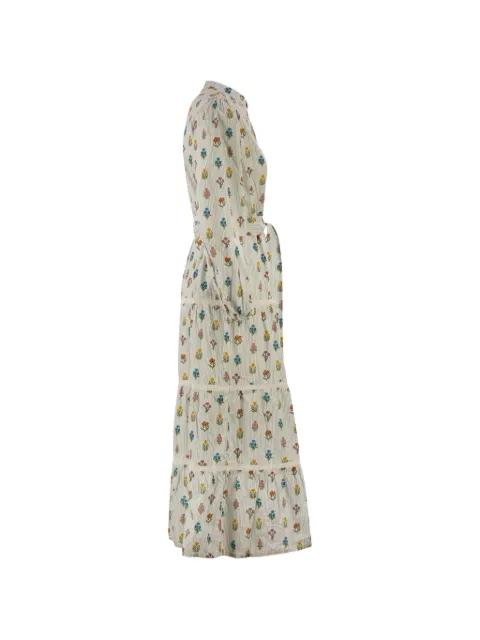 Mumbai floral-print midi dress by MC2 SAINT BARTH