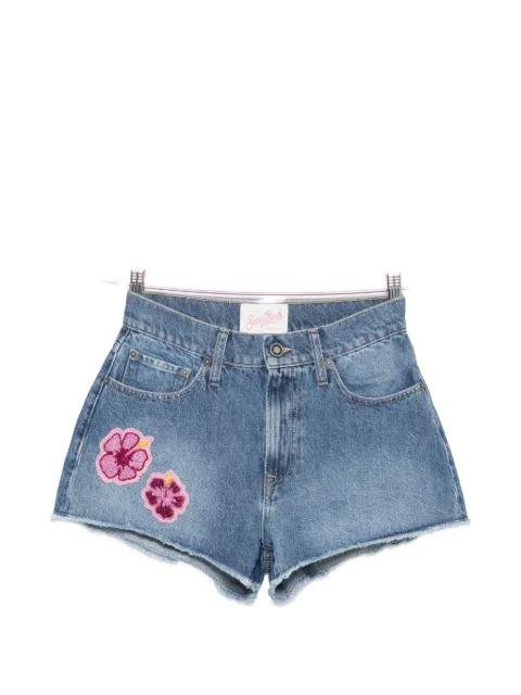 Musa hibiscus-patch shorts by MC2 SAINT BARTH