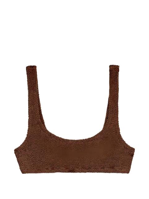 Naima Elise crinkle-effect bikini top by MC2 SAINT BARTH