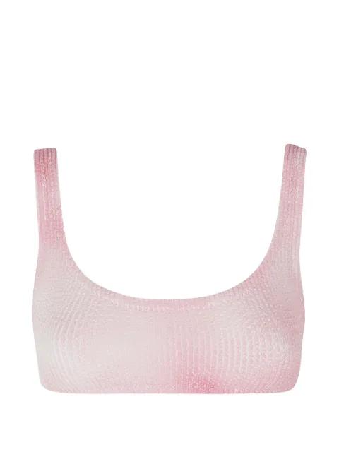 Naima crinkle-effect bikini top by MC2 SAINT BARTH