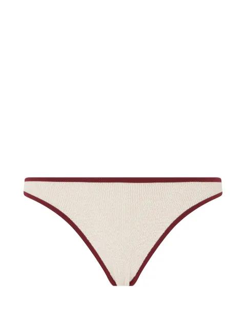 Naomi crinkle-effect bikini bottoms by MC2 SAINT BARTH