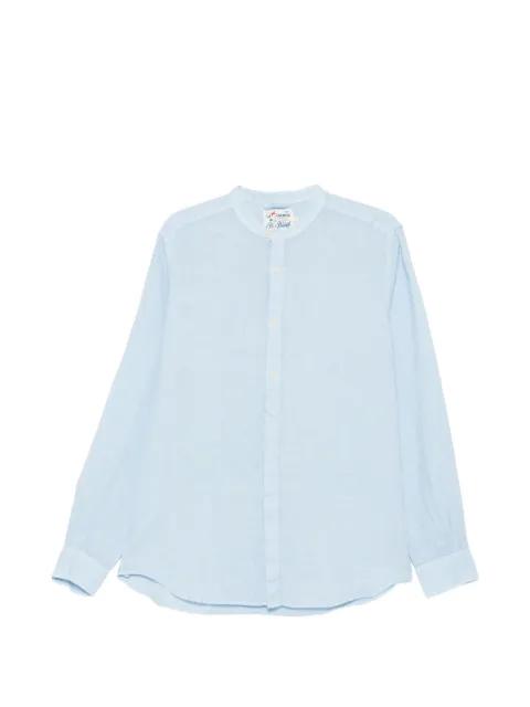 Naxos mandarin-collar long-sleeve shirt by MC2 SAINT BARTH