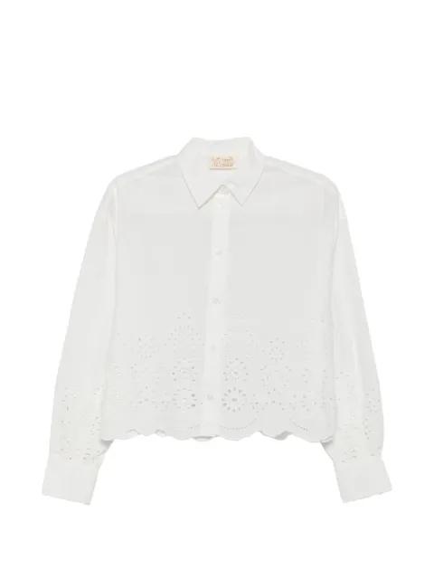 Oriane scalloped-hem shirt by MC2 SAINT BARTH