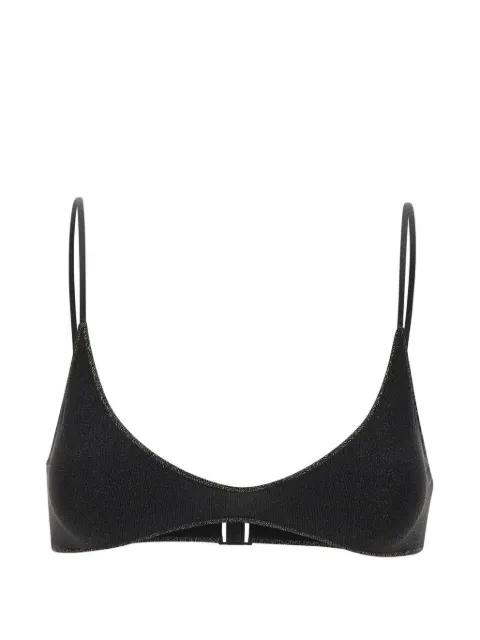Paloma lurex-effect bikini top by MC2 SAINT BARTH