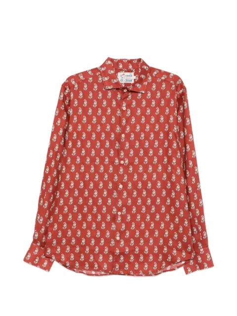 Pamplona floral-print linen shirt by MC2 SAINT BARTH