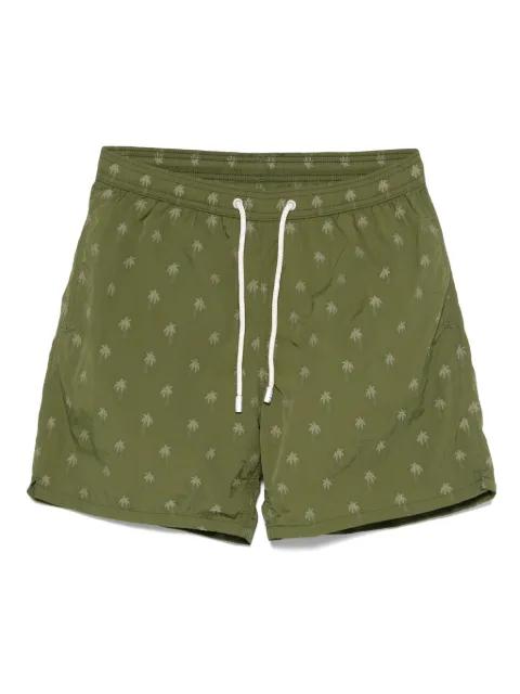 Patmos palm-jacquard swim shorts by MC2 SAINT BARTH