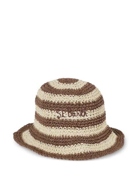 Polly striped crochet hat by MC2 SAINT BARTH