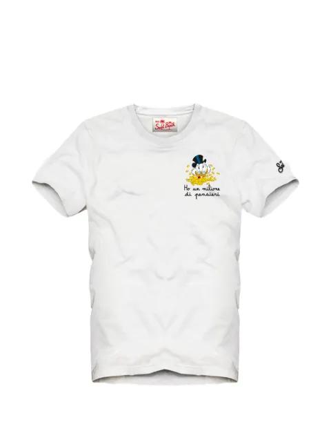 Portofino EMB chest-print T-shirt by MC2 SAINT BARTH