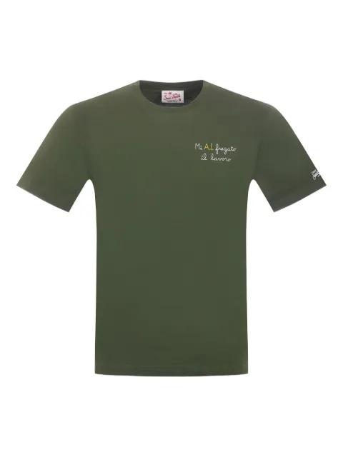 Portofino embroidered crew-neck T-shirt by MC2 SAINT BARTH