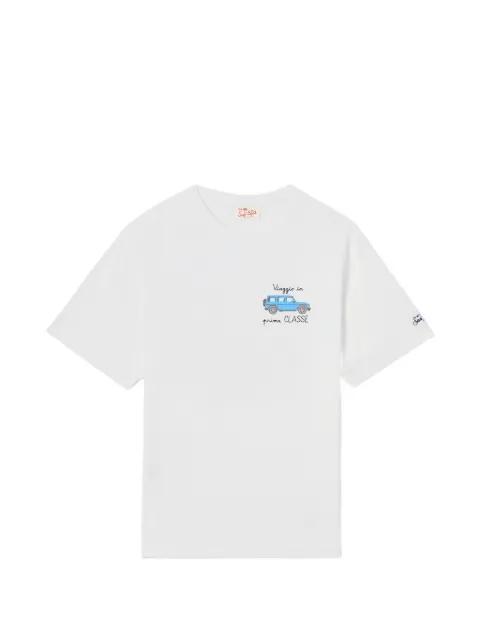 Portofino print-detail T-shirt by MC2 SAINT BARTH
