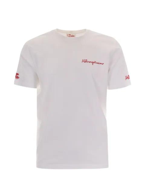 Portofino slogan-embroidered T-shirt by MC2 SAINT BARTH