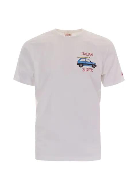 Portofino slogan-embroidered T-shirt by MC2 SAINT BARTH
