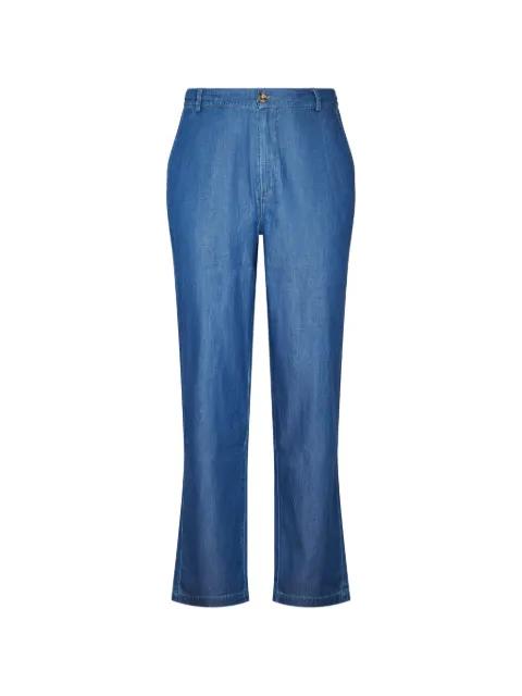 Relay logo-embroidered jeans by MC2 SAINT BARTH