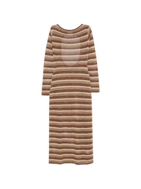 Robyn striped maxi dress by MC2 SAINT BARTH