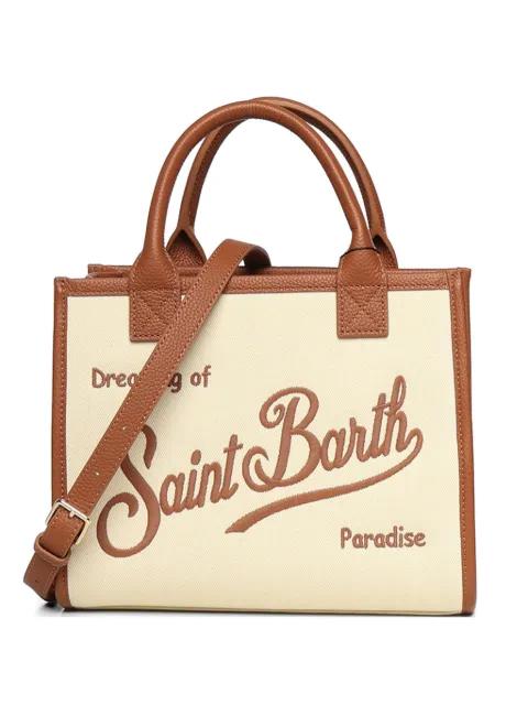 Saint Barth logo-embroidered tote bag by MC2 SAINT BARTH