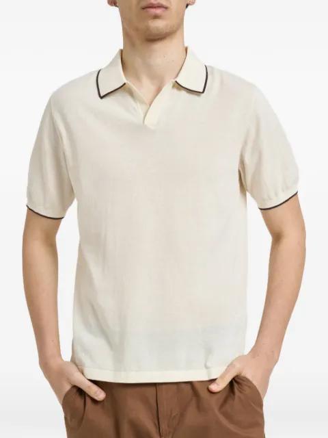 Sloan contrast-trim polo collar T-shirt by MC2 SAINT BARTH