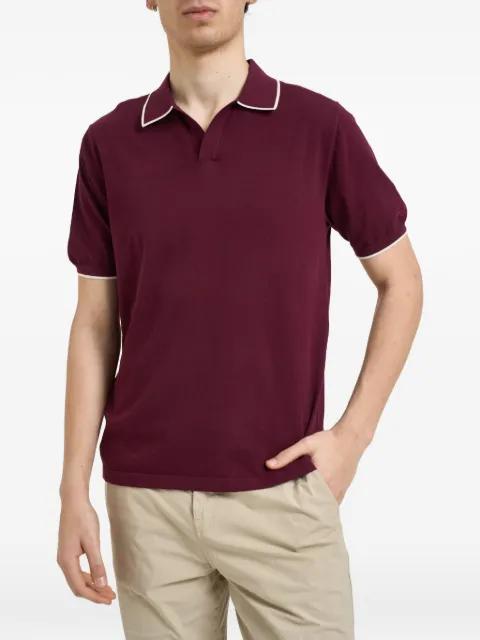 Sloan contrast-trim polo collar T-shirt by MC2 SAINT BARTH