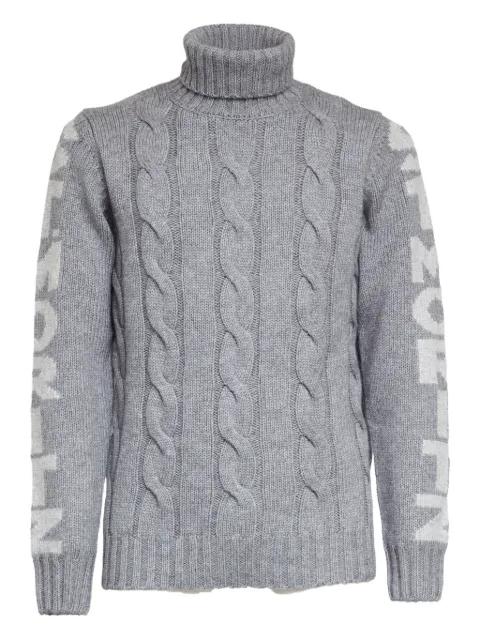 St. Moritz cable-knit roll neck sweater by MC2 SAINT BARTH St. Moritz cable-knit roll neck sweater by MC2 SAINT BARTH