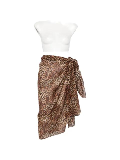 Thaiti leopard-print sarong by MC2 SAINT BARTH