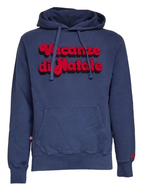 Tribeca letter-patch hoodie by MC2 SAINT BARTH