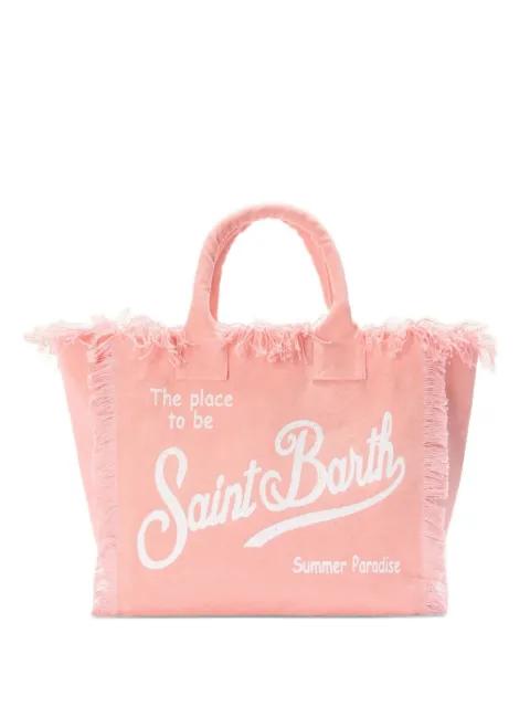 Vanity frayed tote bag by MC2 SAINT BARTH