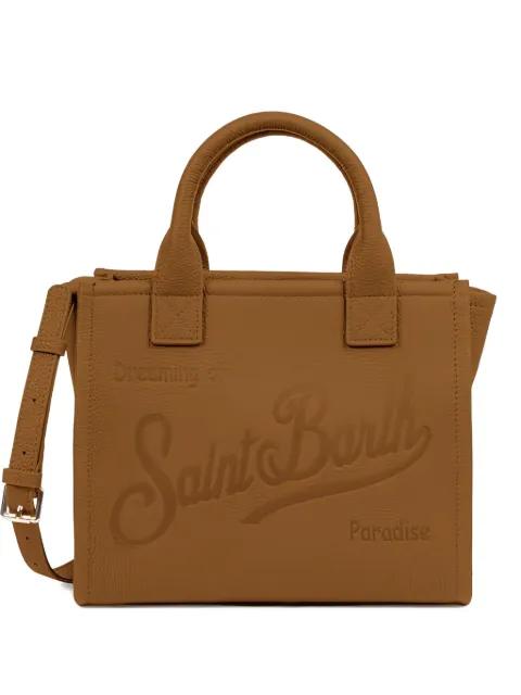 Vanity leather tote bag by MC2 SAINT BARTH