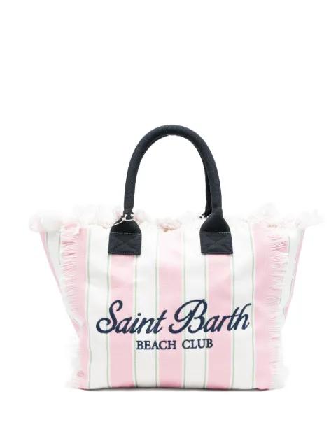 Vanity striped tote bag by MC2 SAINT BARTH