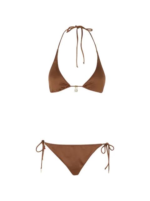 Viana charm-embellished bikini by MC2 SAINT BARTH