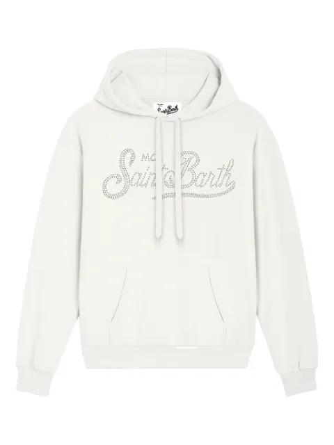 Virginia strass-print hoodie by MC2 SAINT BARTH