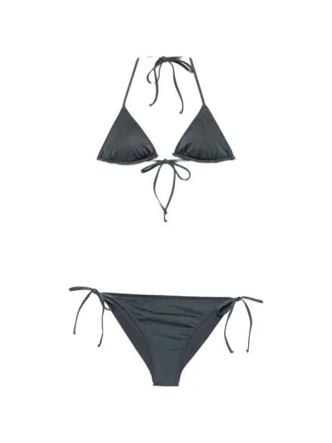 Virgo Plate logo-plaque triangle bikini by MC2 SAINT BARTH
