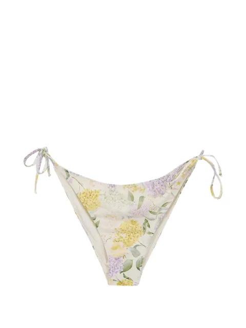 Virgo floral-print side-tie bikini bottoms by MC2 SAINT BARTH