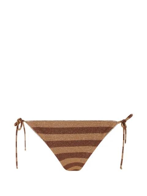 Virgo striped bikini bottoms by MC2 SAINT BARTH