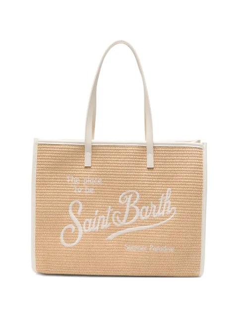 Vivian logo-embroidered tote bag by MC2 SAINT BARTH