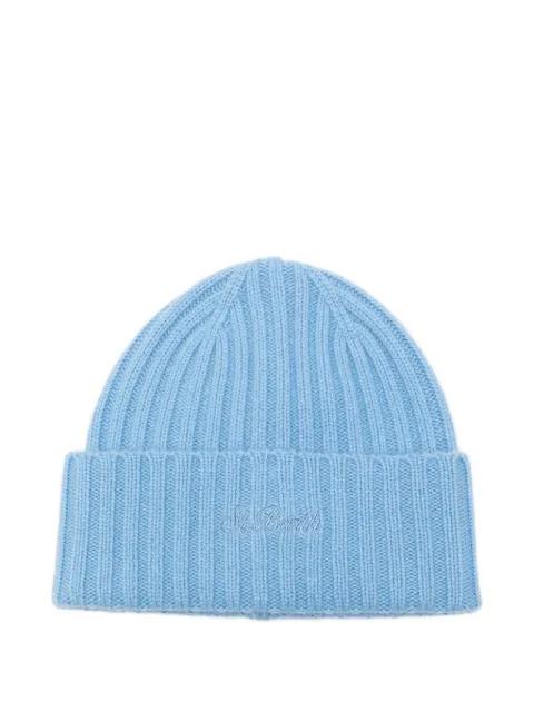 Wengen cashmere ribbed embroidered hat by MC2 SAINT BARTH