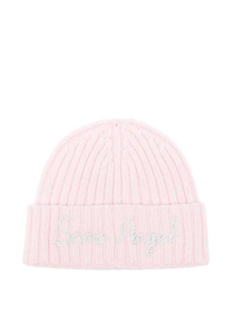 Wengen ribbed-embroidered beanie hat by MC2 SAINT BARTH