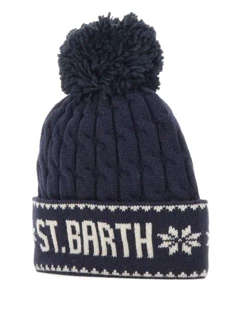 Wilhelm cable-knit pompom beanie by MC2 SAINT BARTH