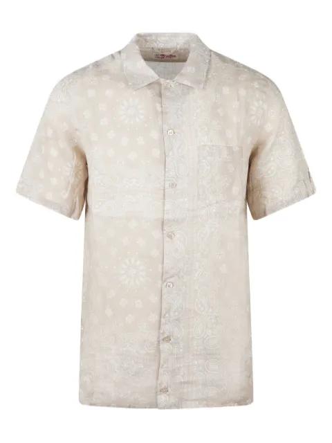 bandana-print short-sleeve shirt by MC2 SAINT BARTH