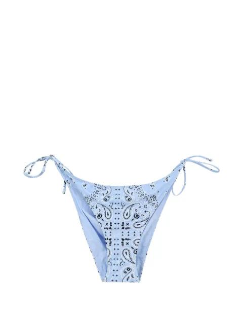 bandana-print tie-side bikini bottoms by MC2 SAINT BARTH