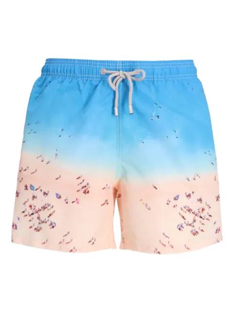 beach-print swim shorts by MC2 SAINT BARTH