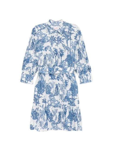belted mini dress by MC2 SAINT BARTH
