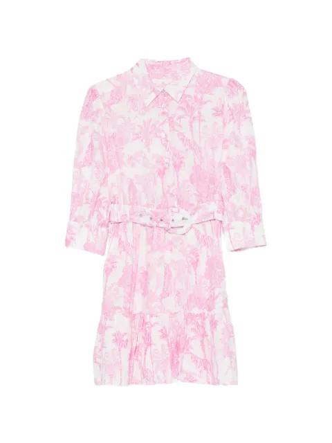 belted mini dress by MC2 SAINT BARTH