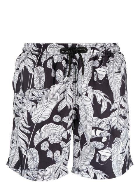 botanical-print swim shorts by MC2 SAINT BARTH