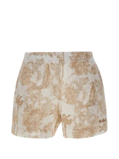 broderie-anglaise Meave shorts by MC2 SAINT BARTH