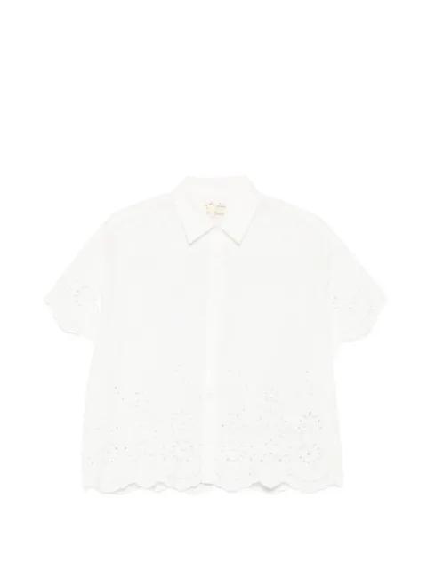 broderie-anglaise shirt by MC2 SAINT BARTH