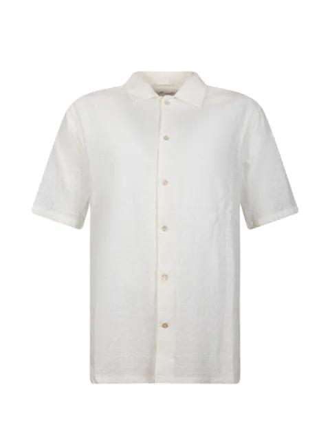 broderie-anglaise short-sleeve shirt by MC2 SAINT BARTH